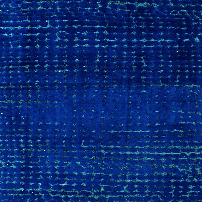 Square Abstract Light Blue Modern Rug, abs4519lblu