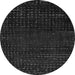 Round Abstract Gray Modern Rug, abs4519gry