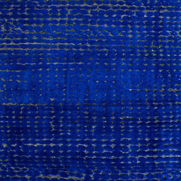 Square Machine Washable Abstract Blueberry Blue Rug, wshabs4519