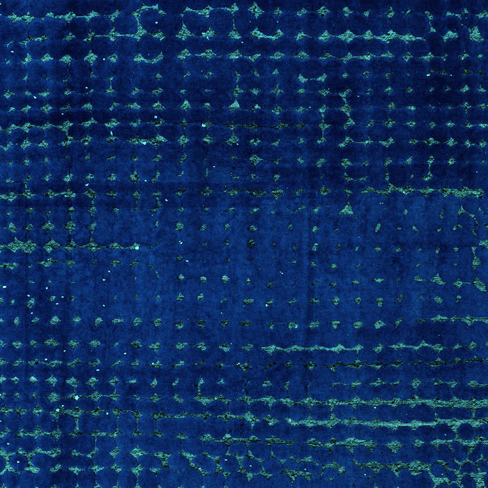 Machine Washable Abstract Turquoise Modern Area Rugs, wshabs4519turq