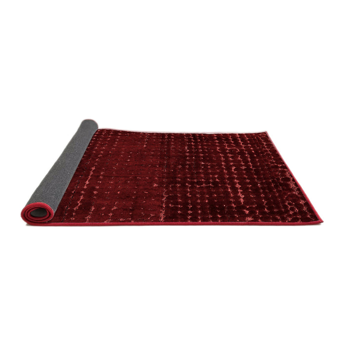 Abstract Red Modern Area Rugs
