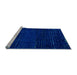 Sideview of Machine Washable Abstract Light Blue Modern Rug, wshabs4519lblu