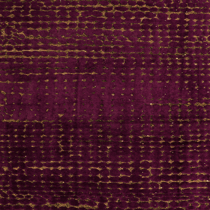 Square Machine Washable Abstract Orange Modern Area Rugs, wshabs4519org