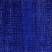 Square Abstract Blue Modern Rug, abs4519blu