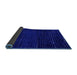 Sideview of Abstract Blue Modern Rug, abs4519blu