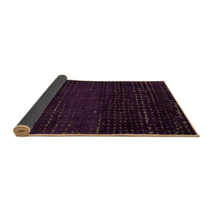Sideview of Abstract Brown Modern Rug, abs4519brn