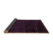 Sideview of Abstract Brown Modern Rug, abs4519brn