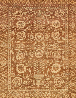 Abstract Orange Oriental Rug, abs451