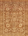 Abstract Orange Oriental Rug, abs451