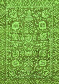 Oriental Green Traditional Rug, abs451grn