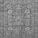 Square Machine Washable Oriental Gray Traditional Rug, wshabs451gry