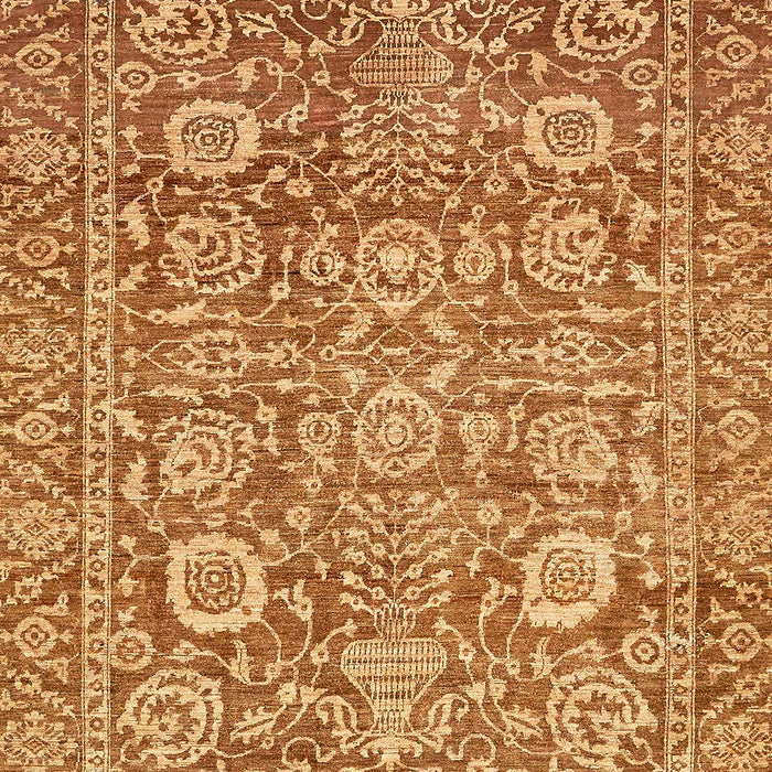 Machine Washable Abstract Orange Rug, wshabs451