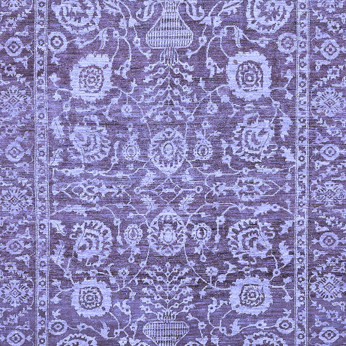 Machine Washable Oriental Blue Traditional Rug, wshabs451blu