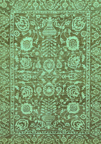 Oriental Turquoise Traditional Rug, abs451turq