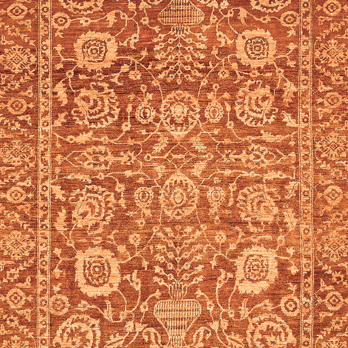 Oriental Orange Traditional Rug, abs451org