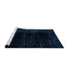 Sideview of Machine Washable Abstract Black Rug, wshabs4520