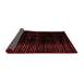 Abstract Red Modern Area Rugs