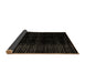 Sideview of Abstract Brown Modern Rug, abs4520brn