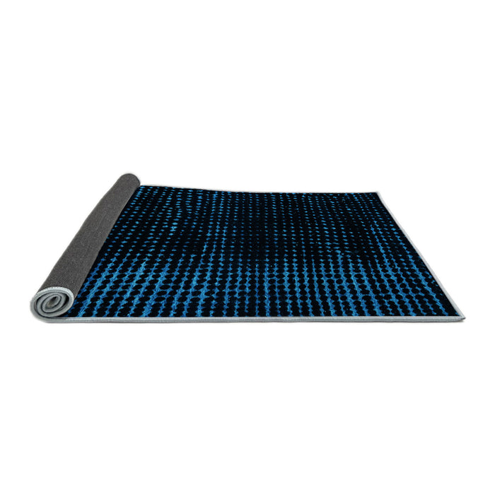 Sideview of Abstract Light Blue Modern Rug, abs4520lblu