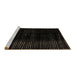 Sideview of Machine Washable Abstract Brown Modern Rug, wshabs4520brn