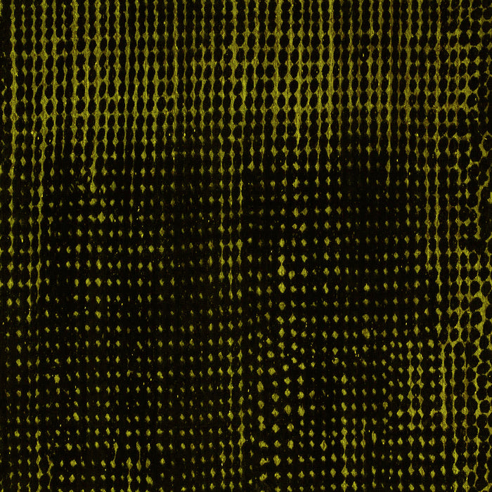 Square Machine Washable Abstract Yellow Modern Rug, wshabs4520yw