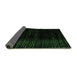 Sideview of Abstract Emerald Green Modern Rug, abs4520emgrn