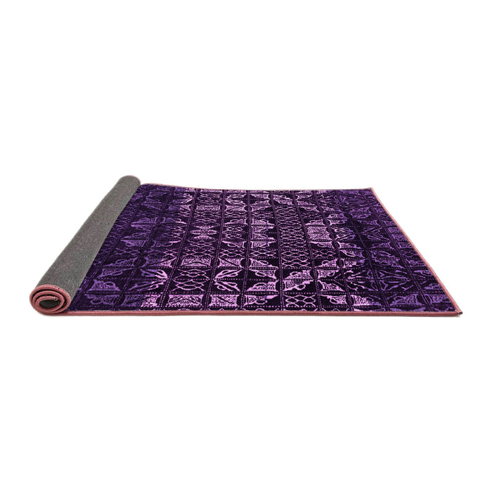 Sideview of Abstract Pink Modern Rug, abs4521pnk