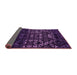 Sideview of Abstract Pink Modern Rug, abs4521pnk