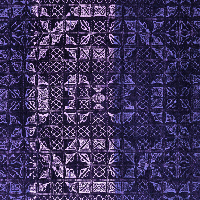 Square Abstract Purple Modern Rug, abs4521pur