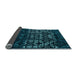 Sideview of Abstract Light Blue Modern Rug, abs4521lblu