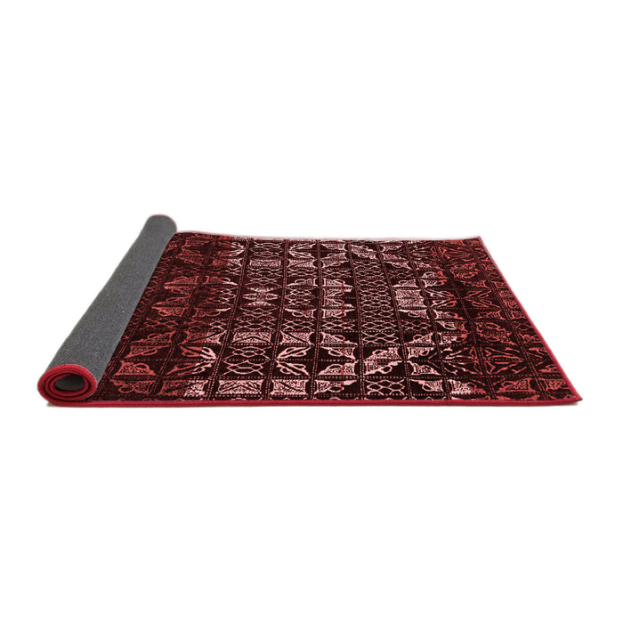 Abstract Red Modern Area Rugs