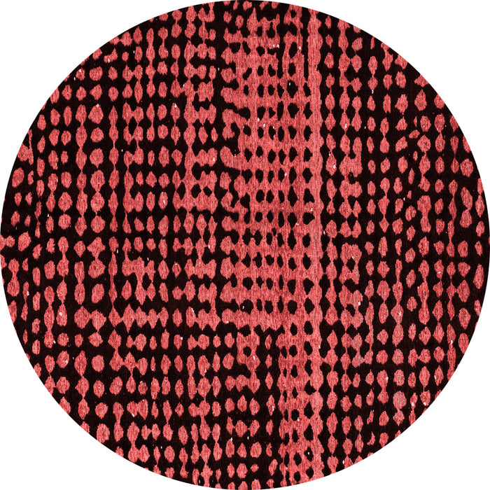 Abstract Red Modern Rug, abs4522red