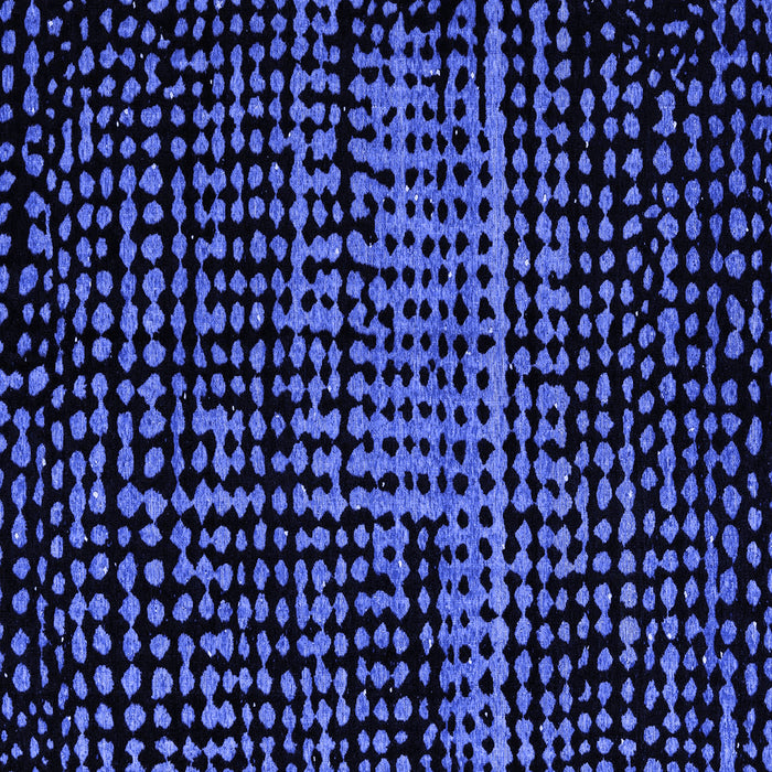 Square Abstract Blue Modern Rug, abs4522blu