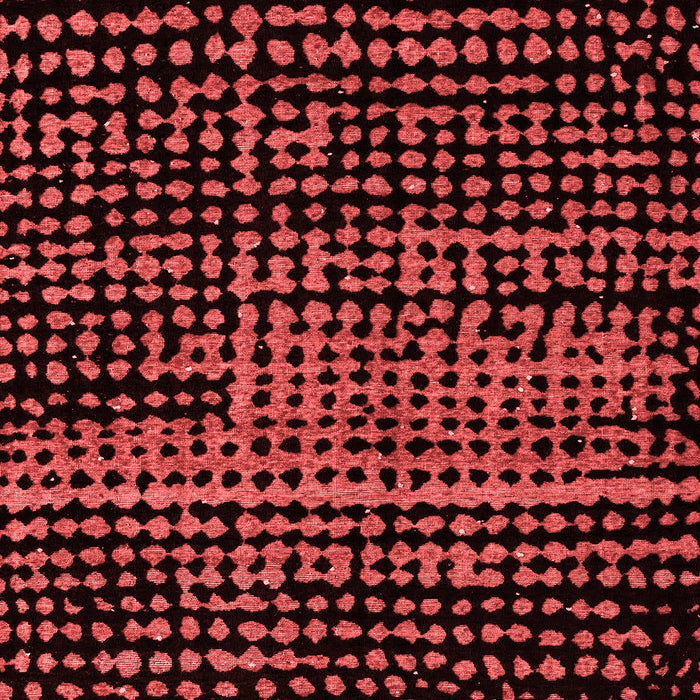 Machine Washable Abstract Red Modern Rug, wshabs4522red