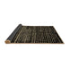 Sideview of Abstract Brown Modern Rug, abs4522brn