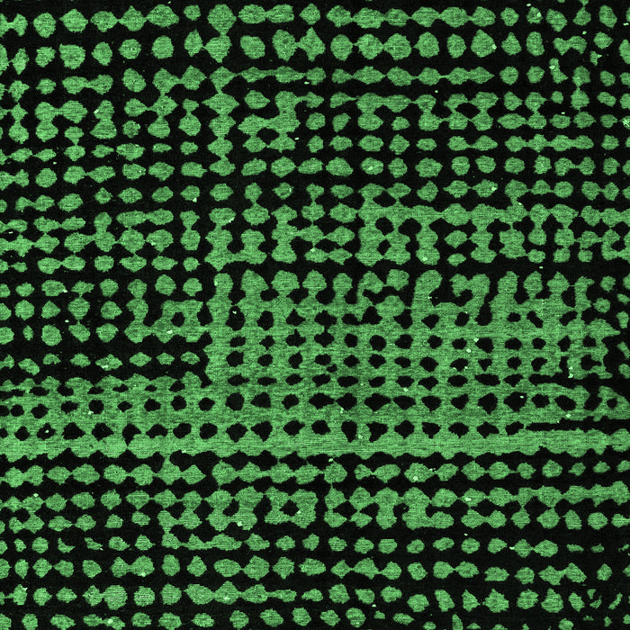 Machine Washable Abstract Emerald Green Modern Area Rugs, wshabs4522emgrn