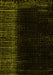 Abstract Yellow Modern Rug, abs4523yw