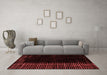 Modern Red Washable Rugs