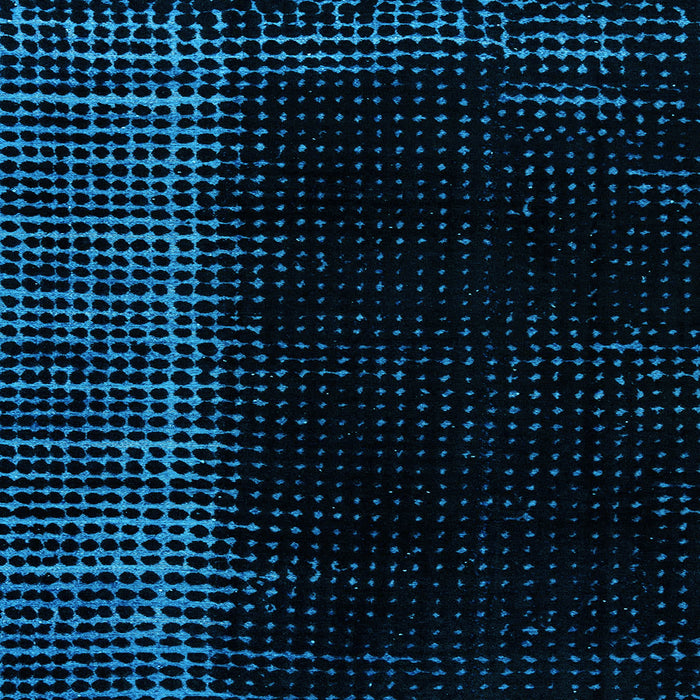 Square Machine Washable Abstract Light Blue Modern Rug, wshabs4523lblu