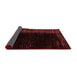 Abstract Red Modern Area Rugs