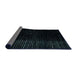 Sideview of Abstract Dark Slate Gray Green Modern Rug, abs4524