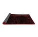 Abstract Red Modern Area Rugs