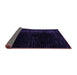 Sideview of Abstract Purple Modern Rug, abs4524pur