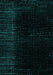 Machine Washable Abstract Turquoise Modern Area Rugs, wshabs4524turq