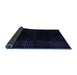 Sideview of Abstract Blue Modern Rug, abs4525blu