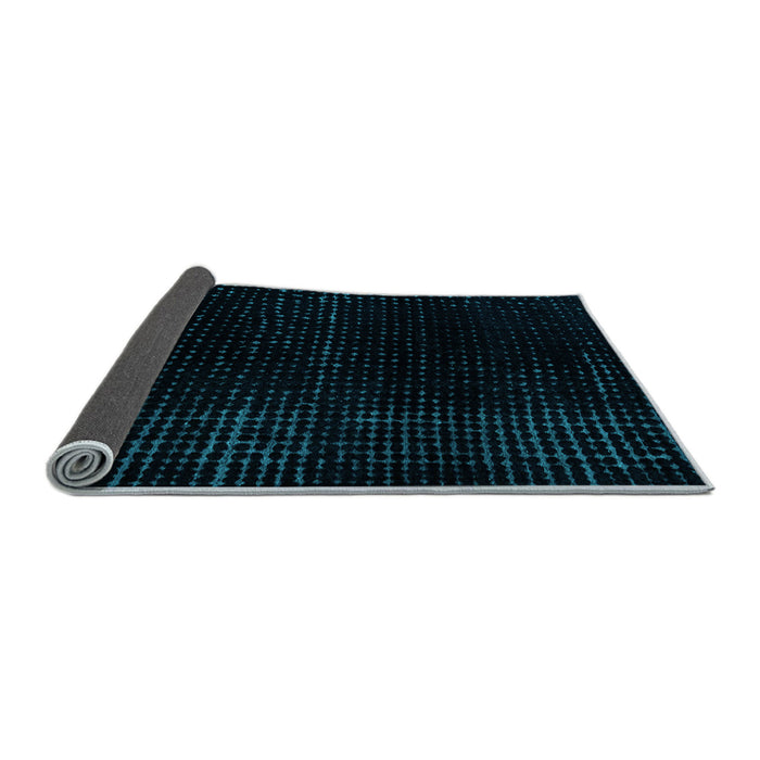 Sideview of Abstract Light Blue Modern Rug, abs4525lblu