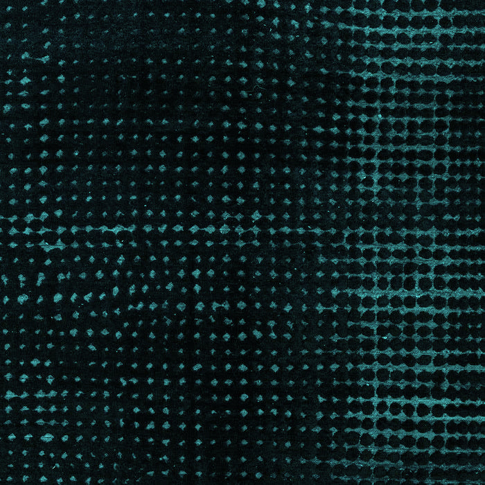 Machine Washable Abstract Turquoise Modern Area Rugs, wshabs4525turq