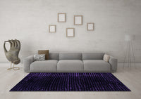 Machine Washable Abstract Purple Modern Rug, wshabs4525pur