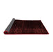 Abstract Red Modern Area Rugs