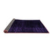 Sideview of Abstract Purple Modern Rug, abs4525pur